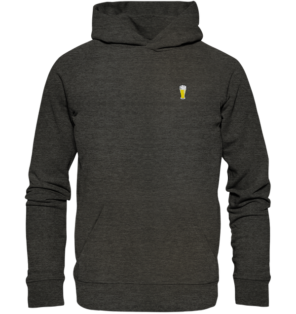 Pixel-Weißbier - Organic Hoodie (Stick)