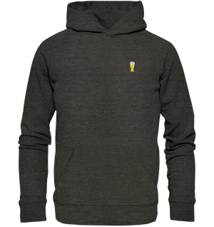 Pixel-Weißbier - Organic Hoodie (Stick)